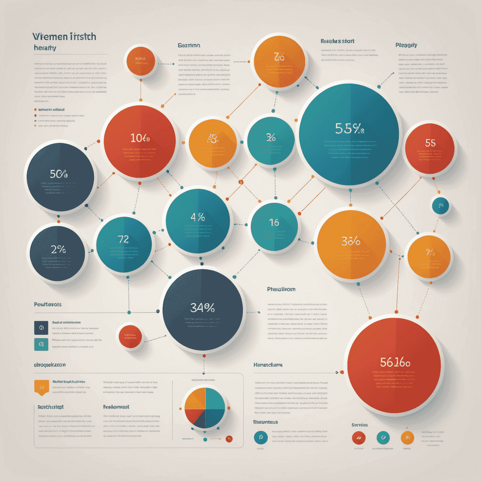 Diagrama que muestra la jerarquía visual en un diseño web, con elementos de diferentes tamaños y énfasis